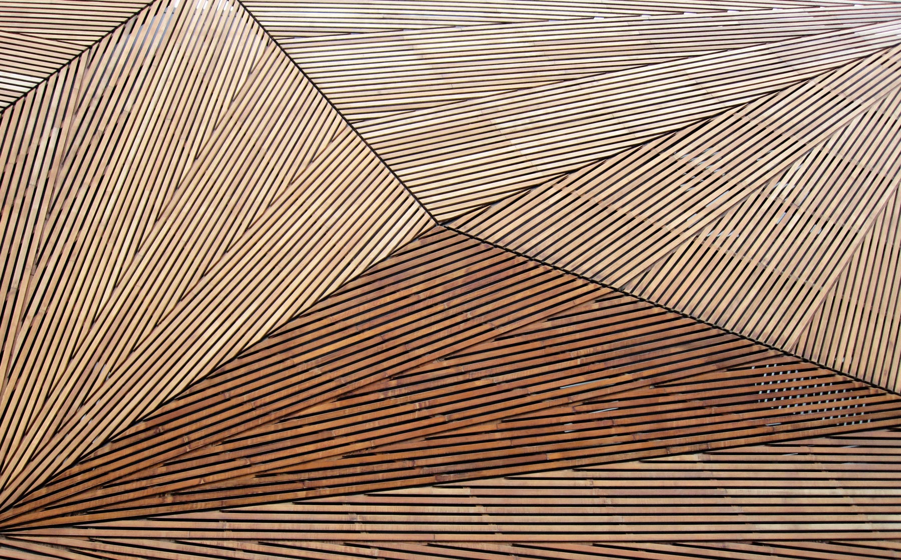 Architectural tesselation pattern